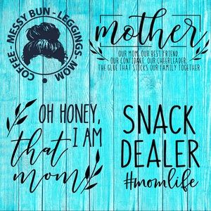 Mom Life decals